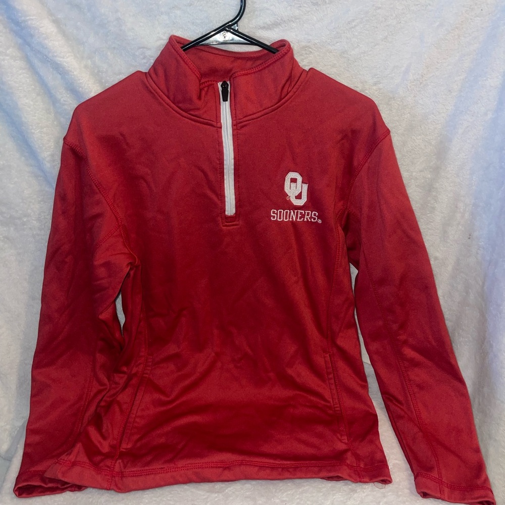 Rivalry Threads Red Quarter-Zip Women's Sweater